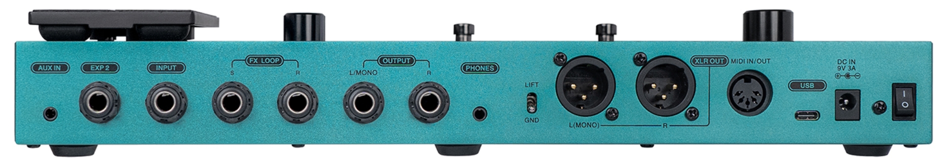 Flamma Fx200b (rechargeable Battery) Guitar Multi Effects Nebula Green - Multieffektpedal - Variation 2