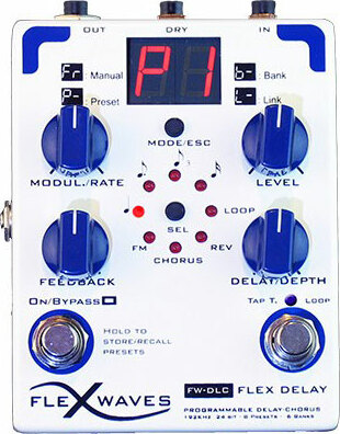 Flexwaves Fw-dlc Flex Delay - Reverb/Delay/Echo Effektpedal - Main picture