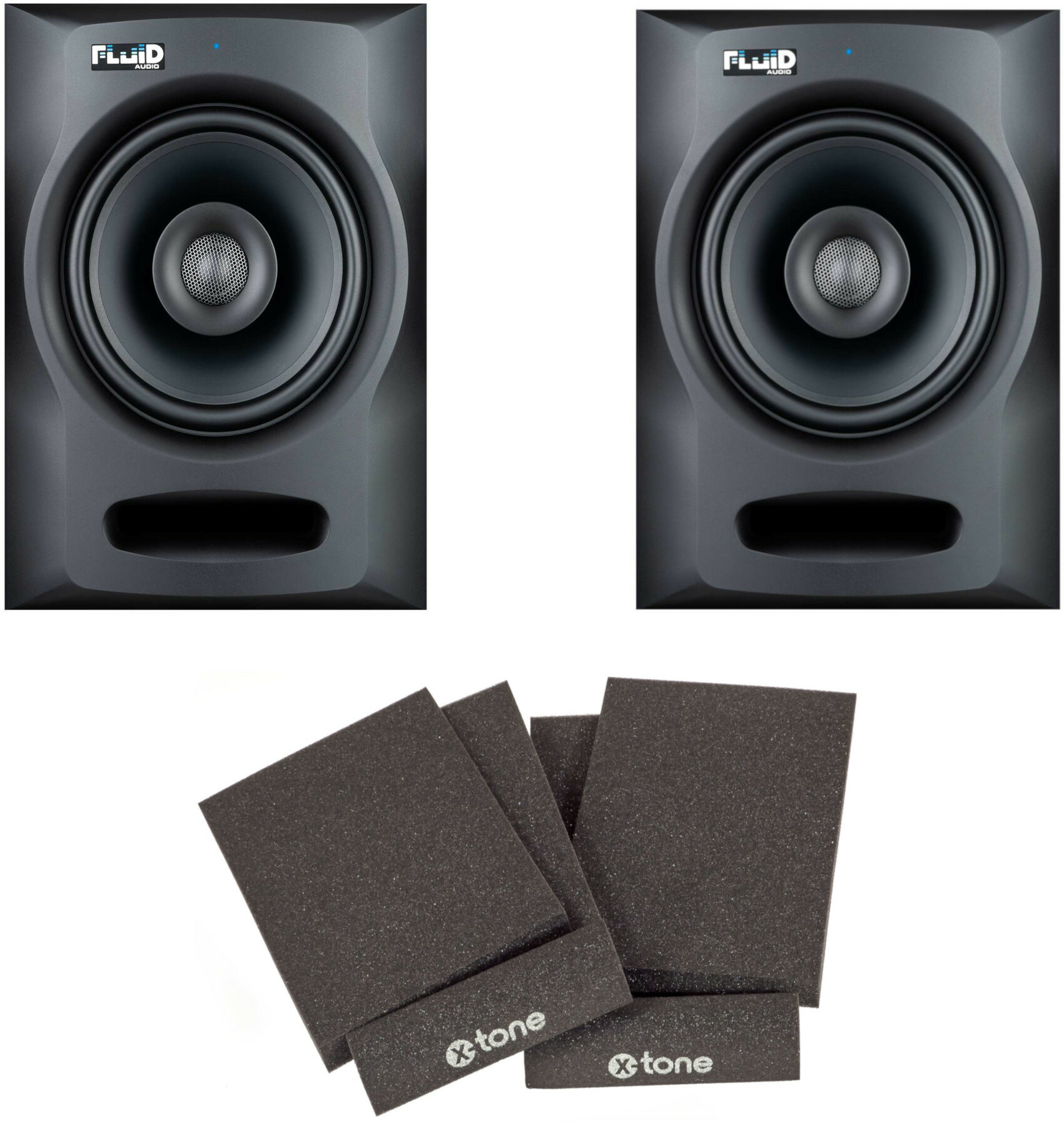 Fluid Audio Pack Paire De Fx 80 + Mousses Isolantes  X-tone Xi 7001 - Aktive studio monitor - Main picture
