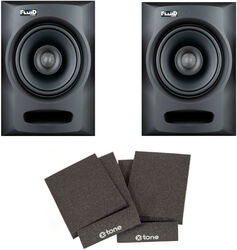 Aktive studio monitor Fluid audio Pack Paire de FX 80 + Mousses Isolantes  X-TONE xi 7001