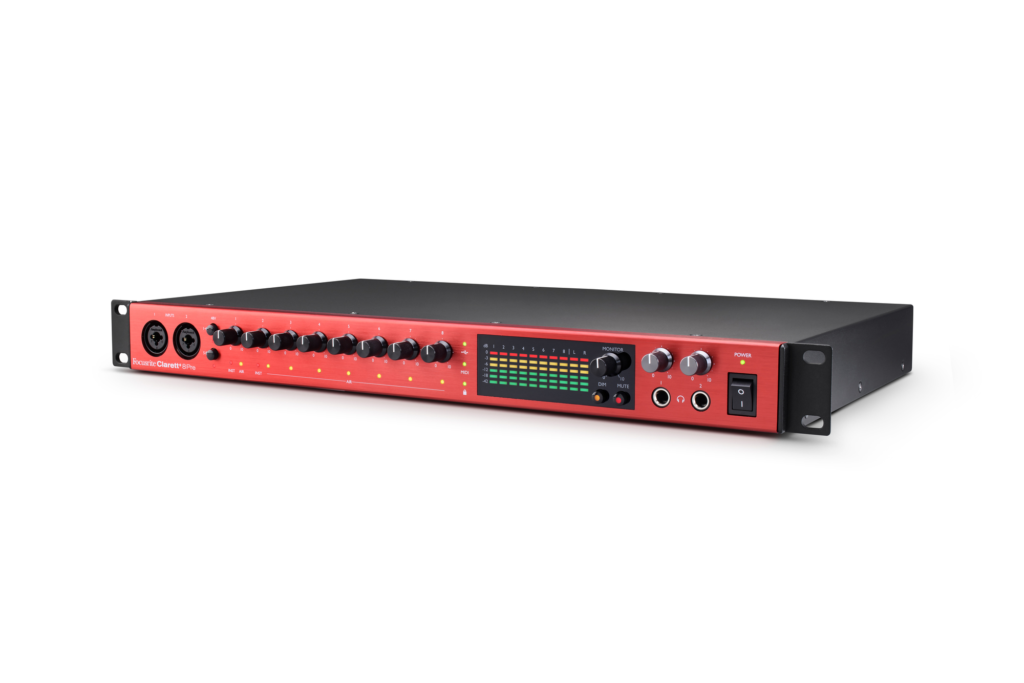 Focusrite Clarett + 8 Pre - USB audio interface - Variation 2