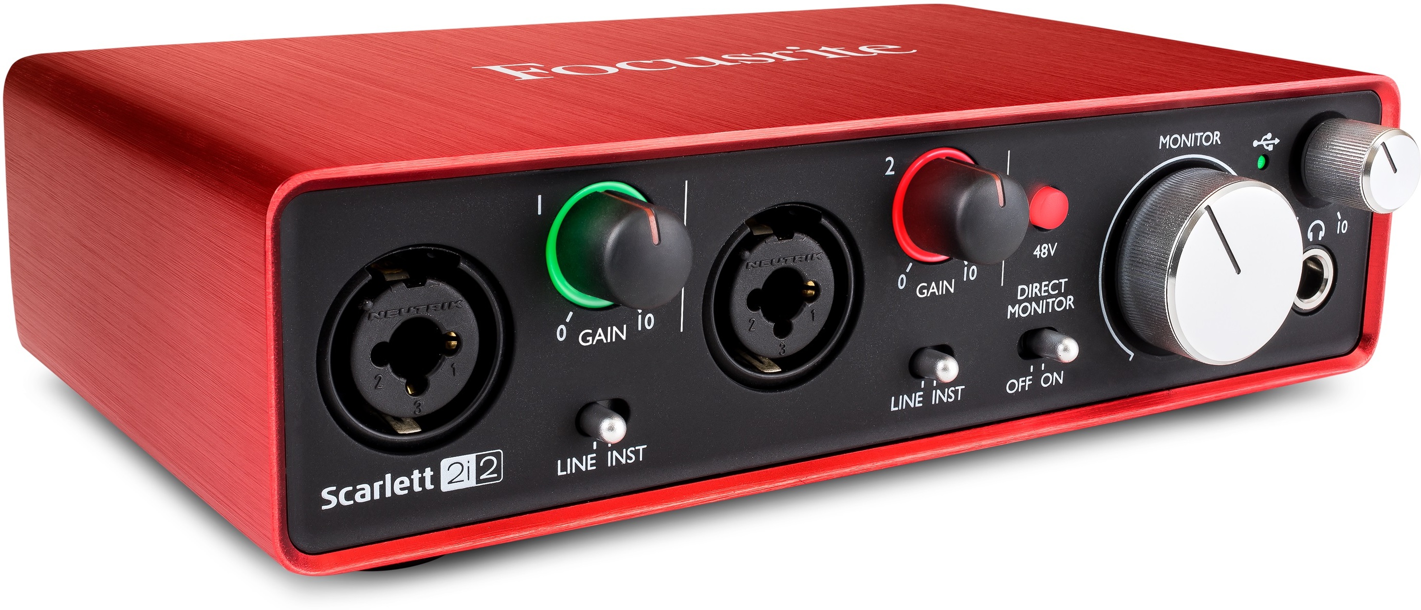 Focusrite Scarlett2 2i2 - USB audio interface - Main picture