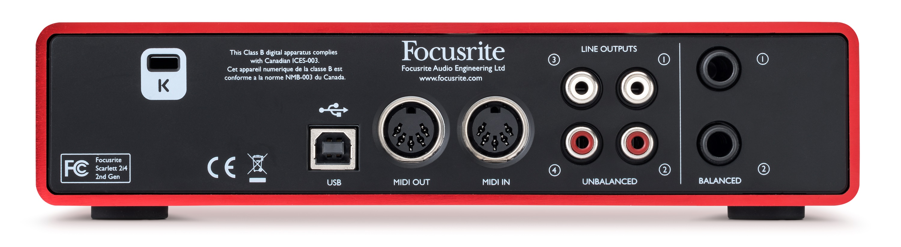 Focusrite Scarlett2 2i4 - USB audio interface - Variation 1
