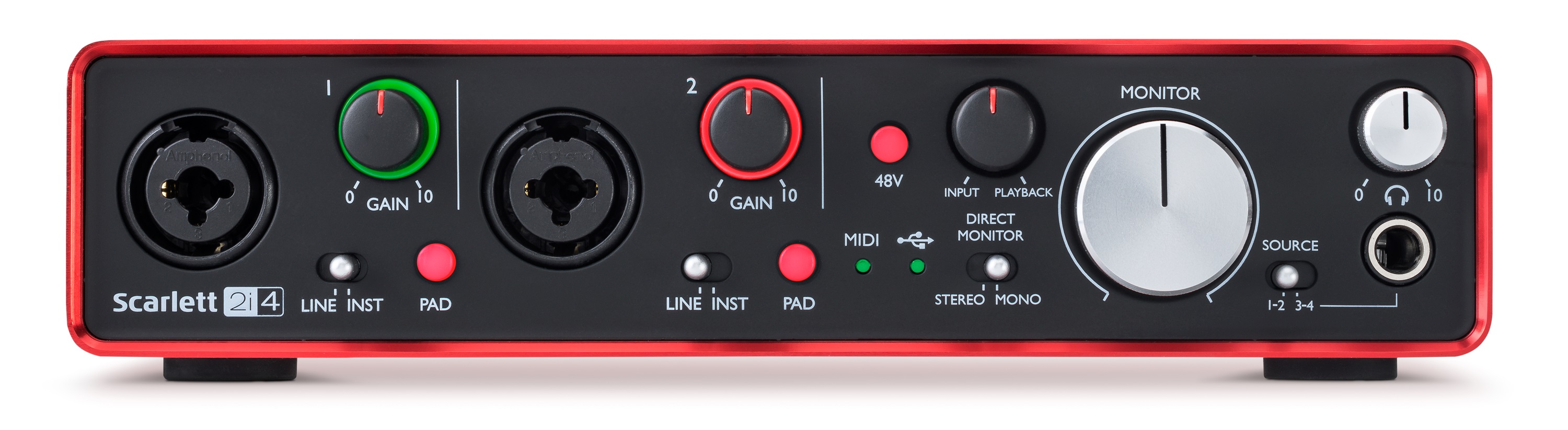 Focusrite Scarlett2 2i4 - USB audio interface - Variation 2