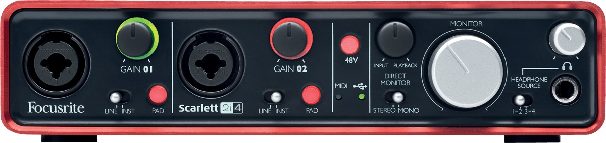 Focusrite Scarlett 2i4 - USB audio interface - Variation 1