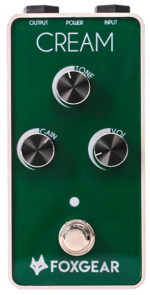 Foxgear Cream Overdrive - Overdrive/Distortion/Fuzz Effektpedal - Variation 1