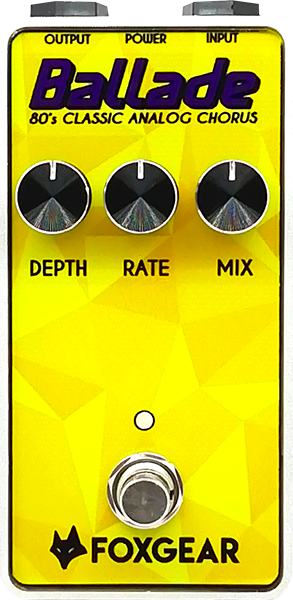 Foxgear Ballade Chorus - Modulation/Chorus/Flanger/Phaser & Tremolo Effektpedal - Main picture