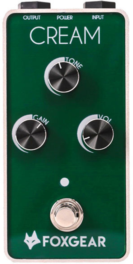 Foxgear Cream Overdrive - Overdrive/Distortion/Fuzz Effektpedal - Main picture