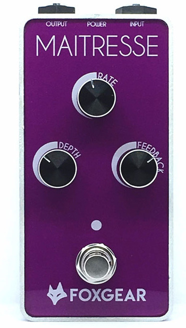 Foxgear Maitresse Flanger - Modulation/Chorus/Flanger/Phaser & Tremolo Effektpedal - Main picture