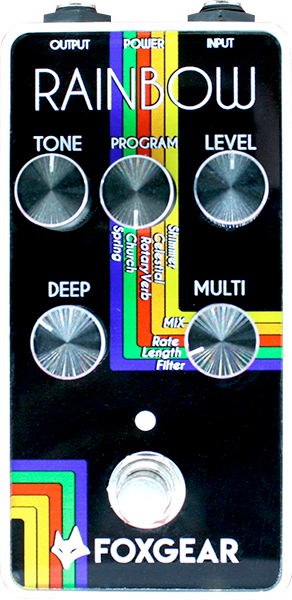 Foxgear Rainbow Reverb - Reverb/Delay/Echo Effektpedal - Main picture