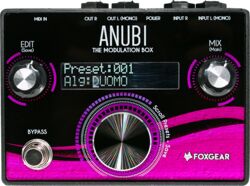 Modulation/chorus/flanger/phaser & tremolo effektpedal Foxgear ANUBI MODULATION BOX