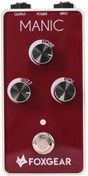 Overdrive/distortion/fuzz effektpedal Foxgear Manic Fuzz