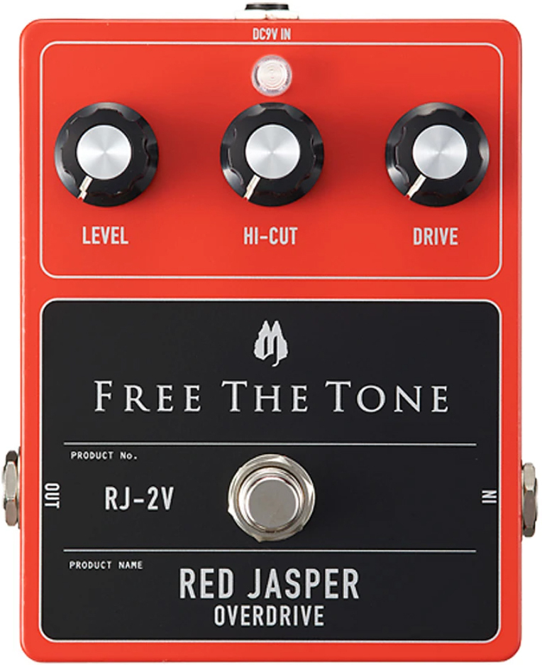 Free The Tone Red Jasper Rj-2v Overdrive - Overdrive/Distortion/Fuzz Effektpedal - Main picture