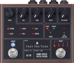 Reverb/delay/echo effektpedal Free the tone Ambi Space AS-1R Digital Reverb