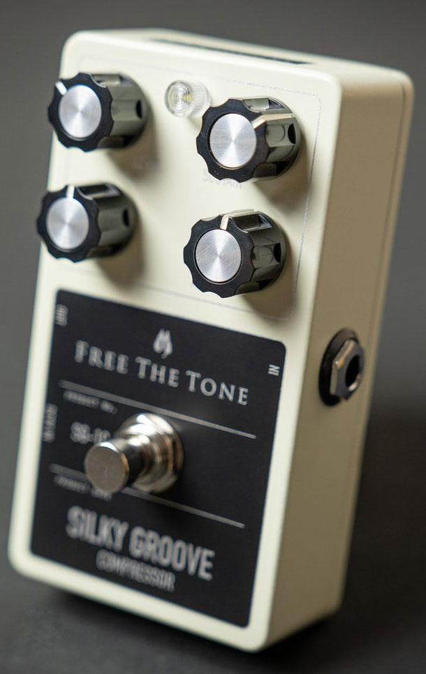 Kompressor/sustain/noise gate effektpedal Free the tone Silky 