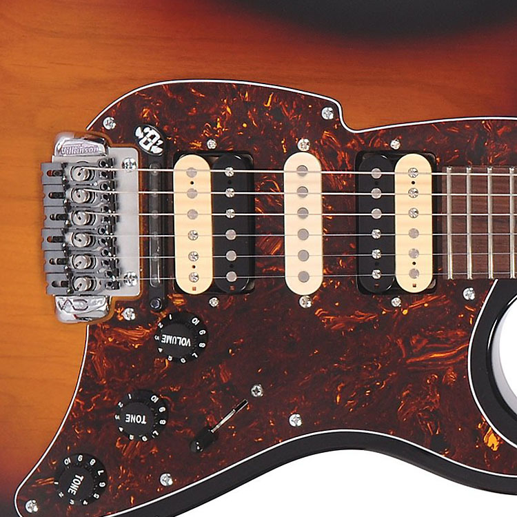 Fret King Super Matic Hsh Rw Original Classic Burst - Sunburst - E-Gitarre in Str-Form - Variation 2