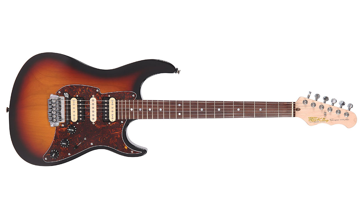Fret King Super Matic Hsh Rw Original Classic Burst - Sunburst - E-Gitarre in Str-Form - Variation 1
