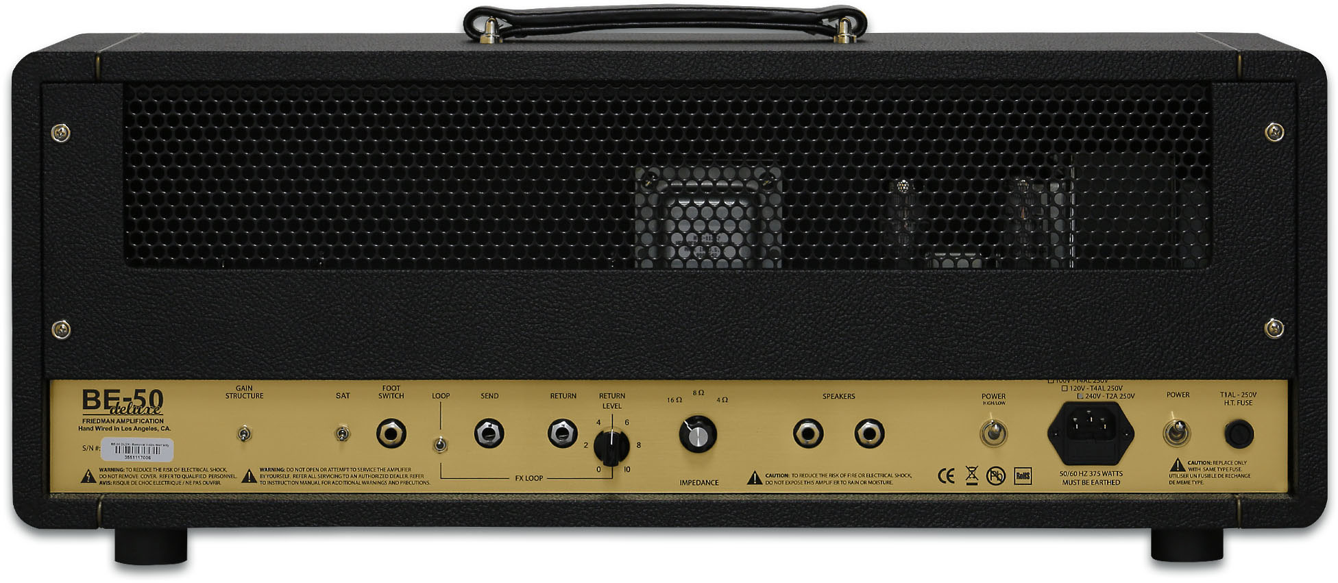 Friedman Amplification Be 50 Deluxe Head 25/50w - E-Gitarre Topteil - Variation 3