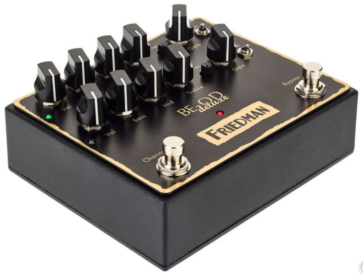 Friedman Amplification Be-od Deluxe Pedal Overdrive - Overdrive/Distortion/Fuzz Effektpedal - Variation 2