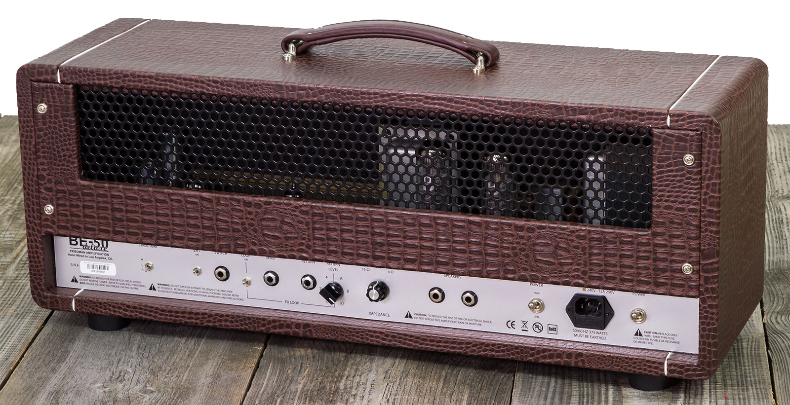 Friedman Amplification Be50 Deluxe Head 25/50w El34 Brown Gator Tolex - E-Gitarre Topteil - Variation 6