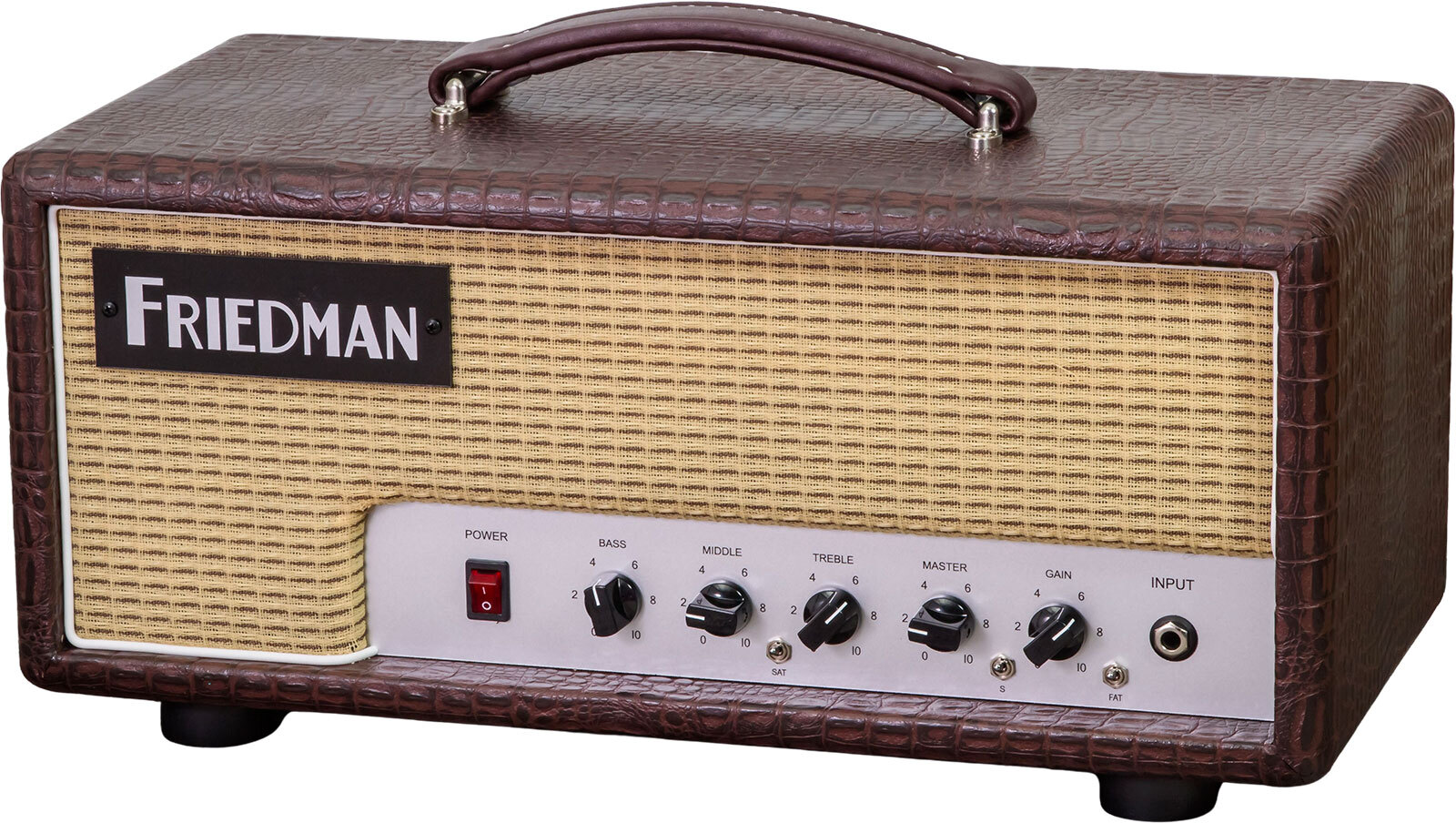 Friedman Amplification Pink Taco V2  Head 20w El84 Brown Gator Tolex - E-Gitarre Topteil - Main picture
