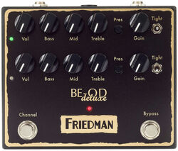 Overdrive/distortion/fuzz effektpedal Friedman amplification BE-OD Deluxe Overdrive
