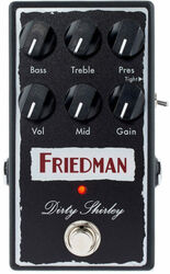 Overdrive/distortion/fuzz effektpedal Friedman amplification Dirty Shirley Overdrive Pedal