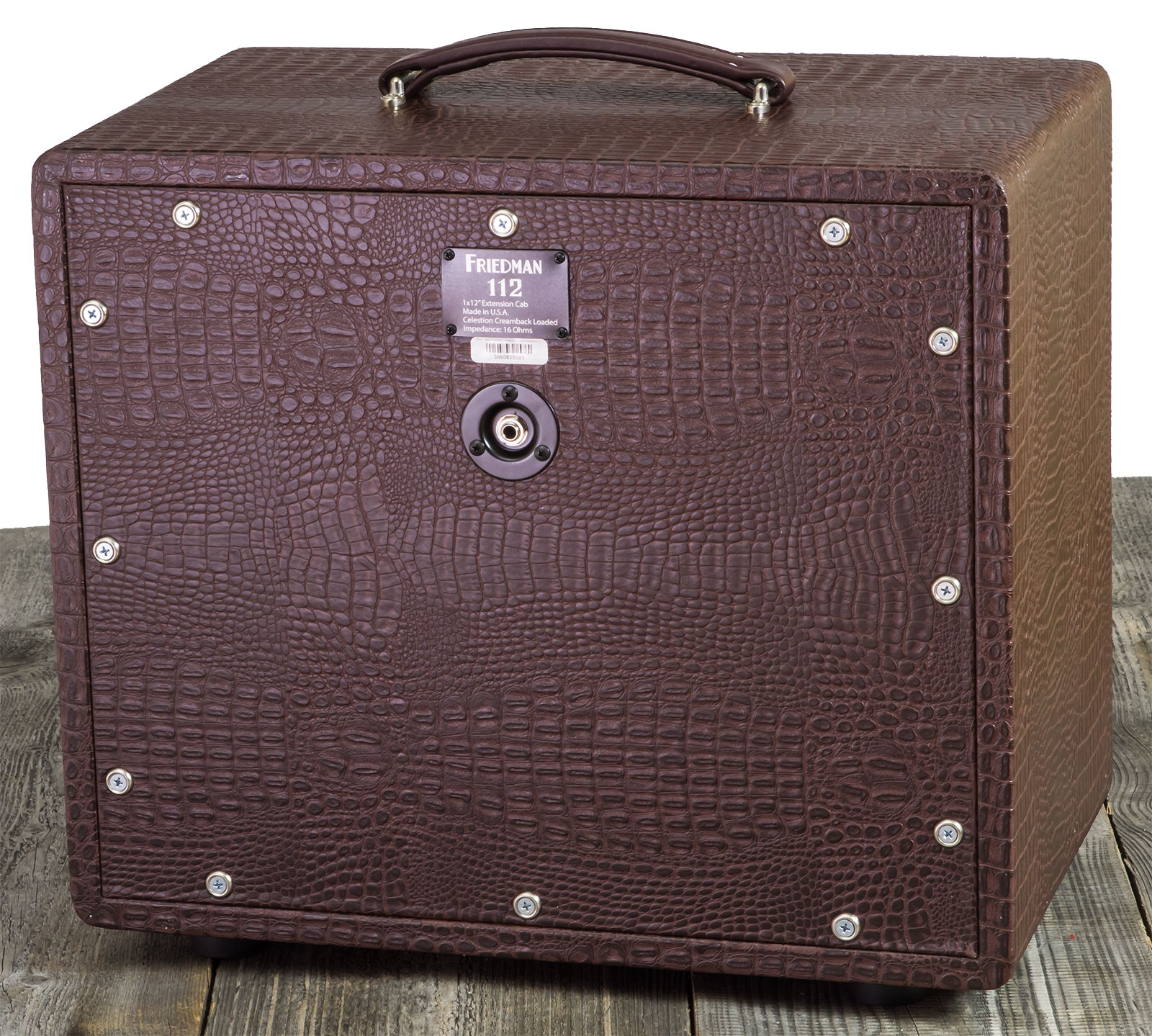 Friedman Amplification Dirty Shirley 112 Close Back Guitar Cab 1x12 Celestion G12m Creamback 65w 16-ohms Brown Gator Tolex - Boxen für E-Gitarre Verst