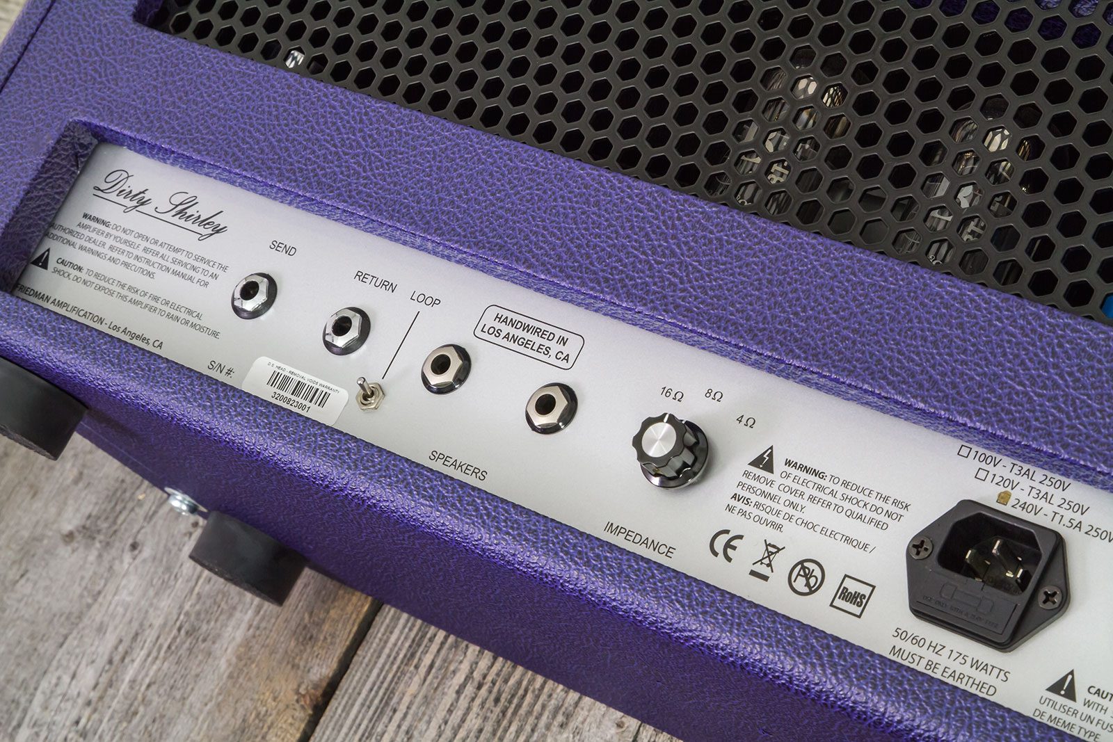 Friedman Amplification Dirty Shirley Head 40w 5881 Purple - E-Gitarre Topteil - Variation 3