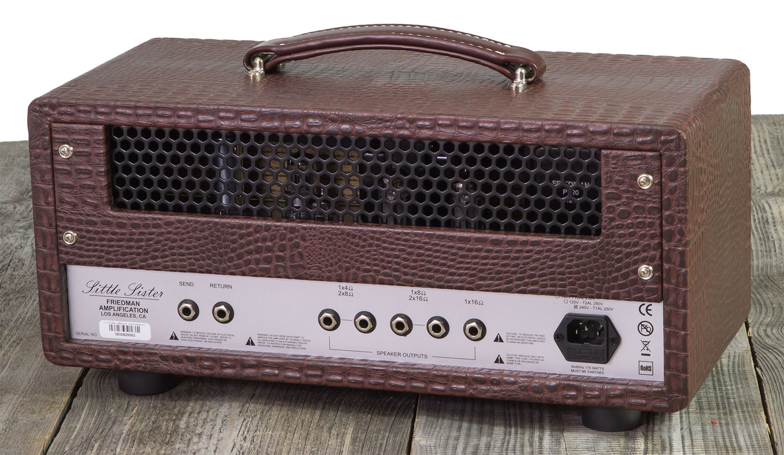 Friedman Amplification Little Sister Head 20w El84 Brown Gator Tolex - E-Gitarre Topteil - Variation 1