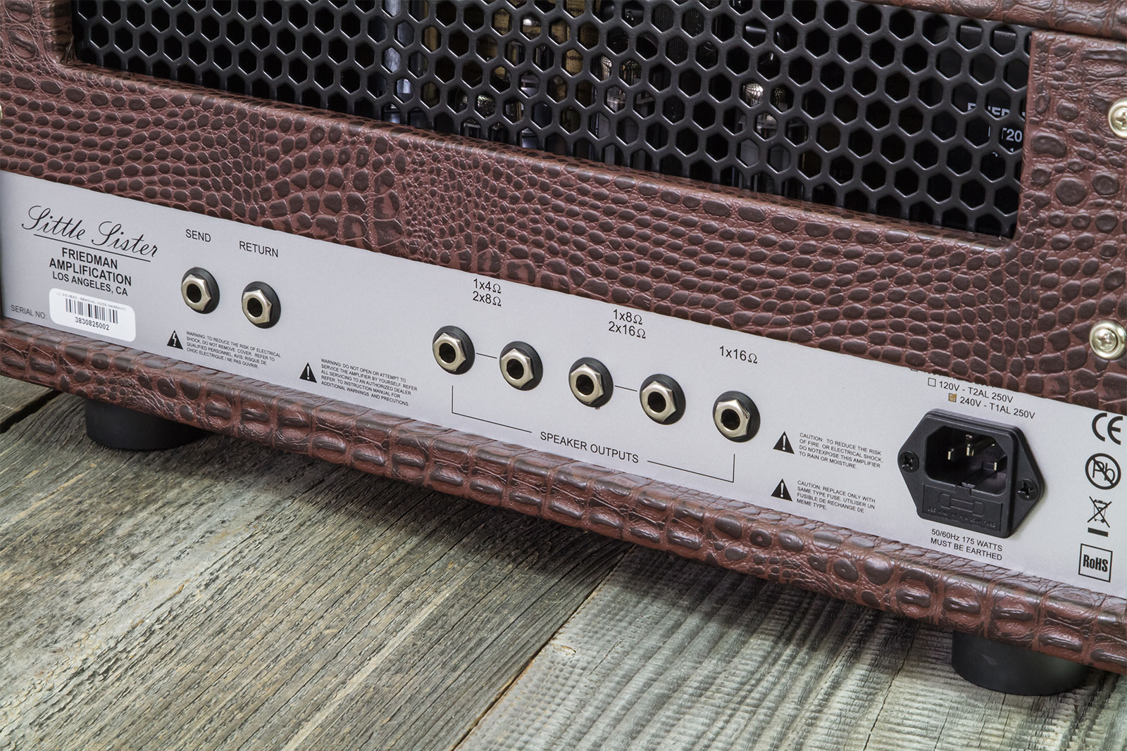 Friedman Amplification Little Sister Head 20w El84 Brown Gator Tolex - E-Gitarre Topteil - Variation 3
