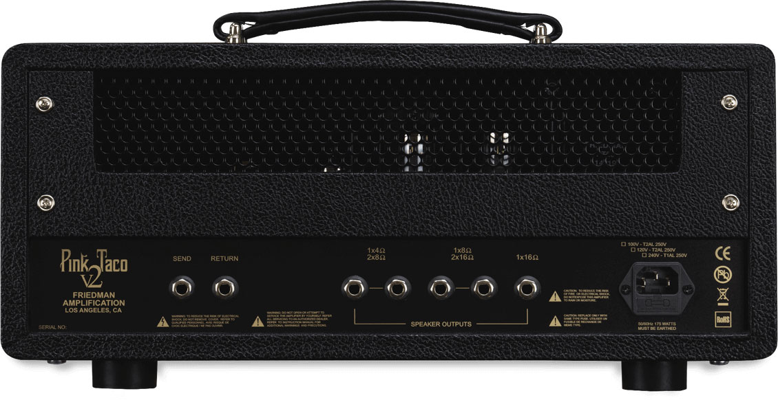 Friedman Amplification Pink Taco V2 Head 20w El84 Black - E-Gitarre Topteil - Variation 1