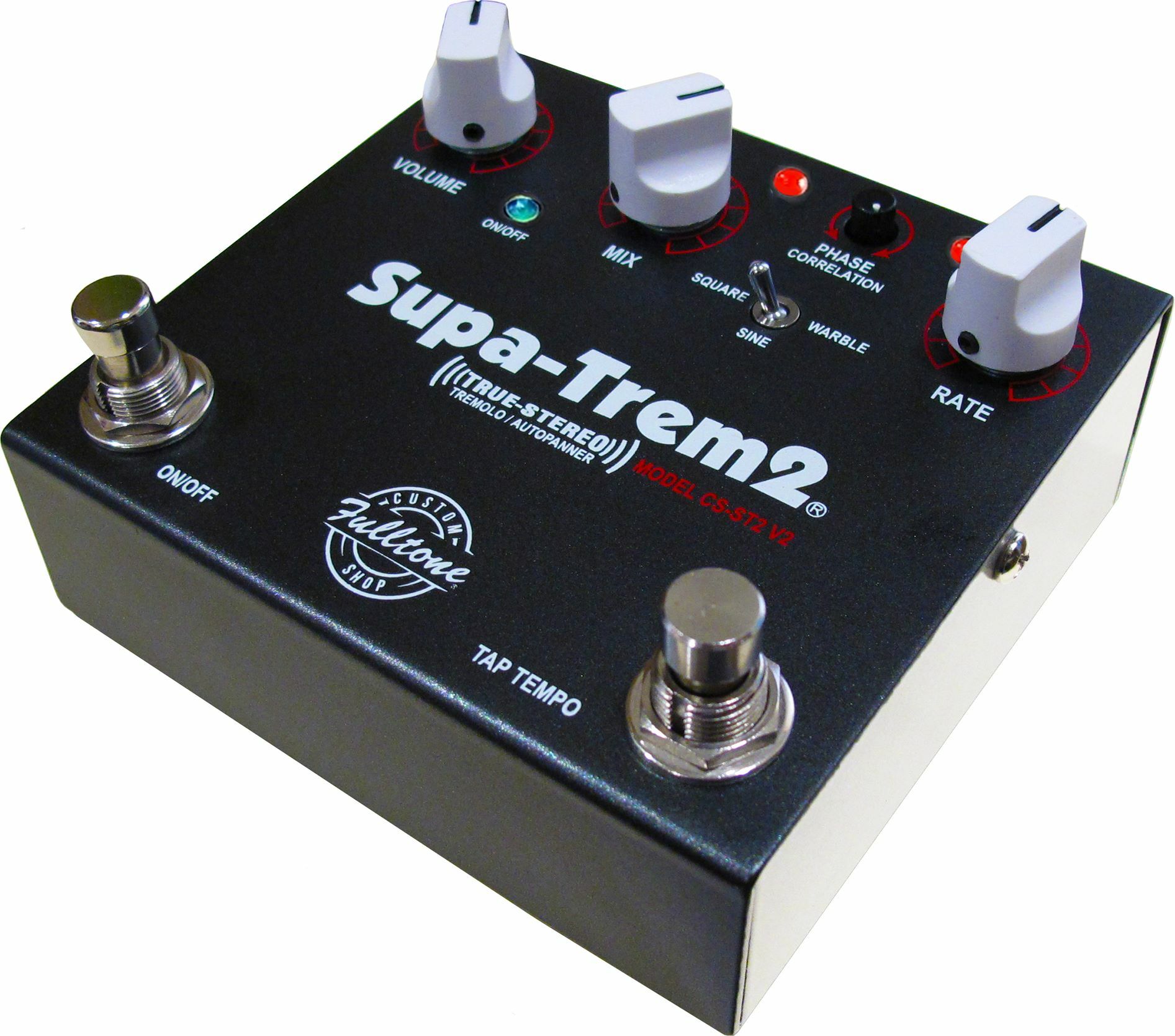 Fulltone Supa-trem 2 V2  Tremolo Stereo - Modulation/Chorus/Flanger/Phaser & Tremolo Effektpedal - Main picture