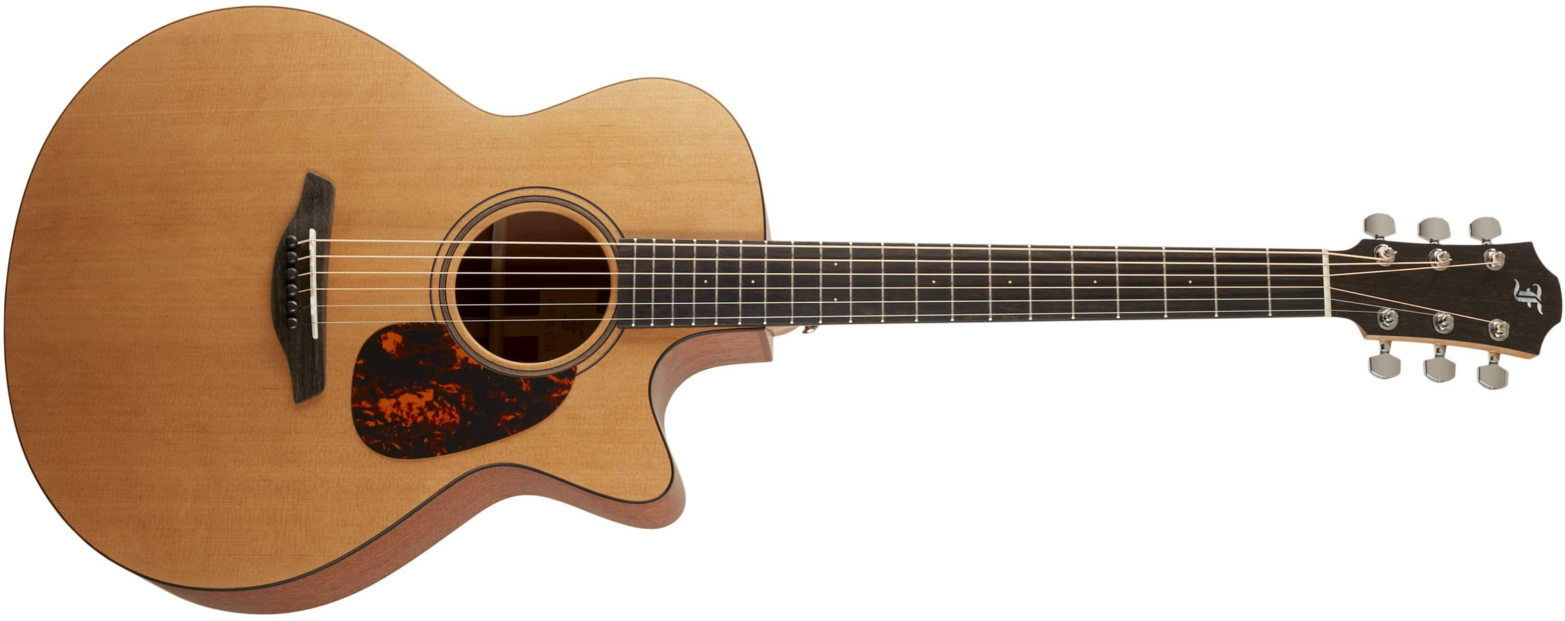 Furch Blue Gc-cm Grand Auditorium Cw Cedre Acajou Eb Lrb1 - Natural Open-pore - Elektroakustische Gitarre - Main picture