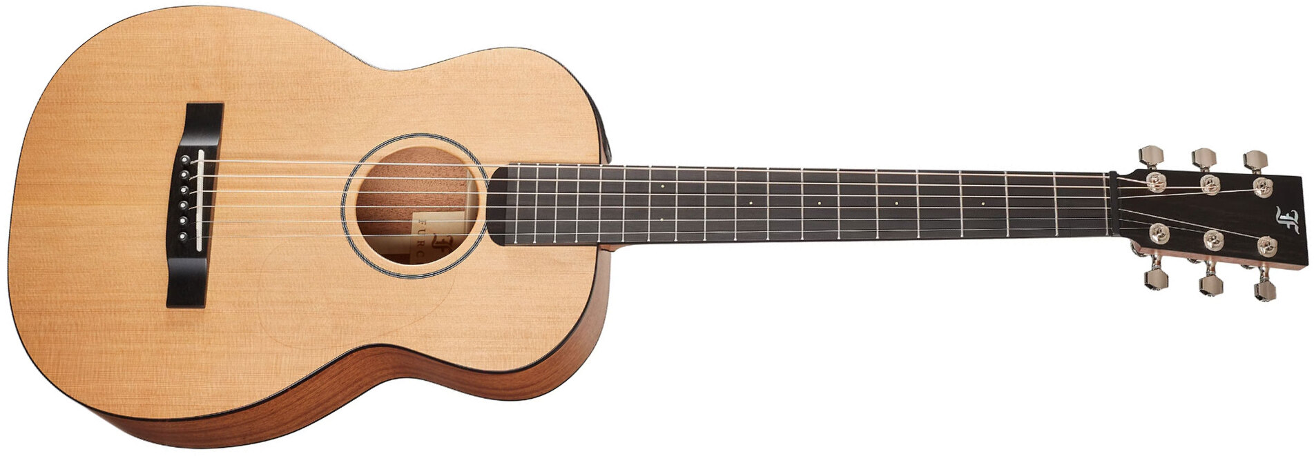 Furch Little Jane Lj 10-cm Lrb1 Travel Shsc Cedre Acajou Eb - Natural Open-pore - Folk-Gitarre - Main picture