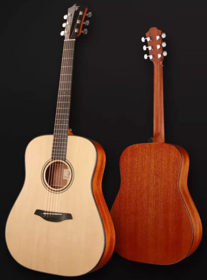 Furch Green D-sm Lrb1 Dreadnought Epicea Acajou Eb - Natural Full-pore Gloss - Folk-Gitarre - Variation 2