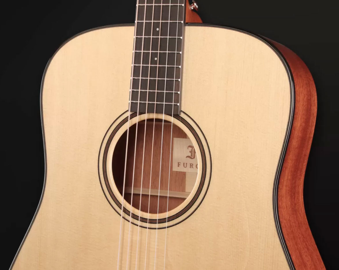 Furch Green D-sm Lrb1 Dreadnought Epicea Acajou Eb - Natural Full-pore Gloss - Folk-Gitarre - Variation 4