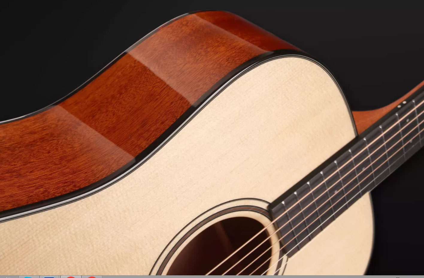 Furch Green D-sm Lrb1 Dreadnought Epicea Acajou Eb - Natural Full-pore Gloss - Folk-Gitarre - Variation 5