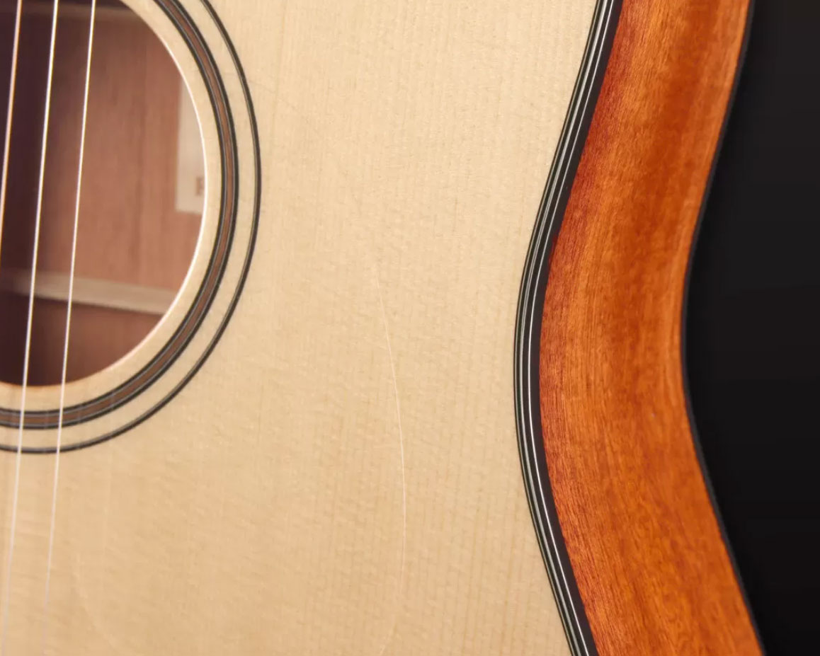 Furch Green D-sm Lrb1 Dreadnought Epicea Acajou Eb - Natural Full-pore Gloss - Folk-Gitarre - Variation 6