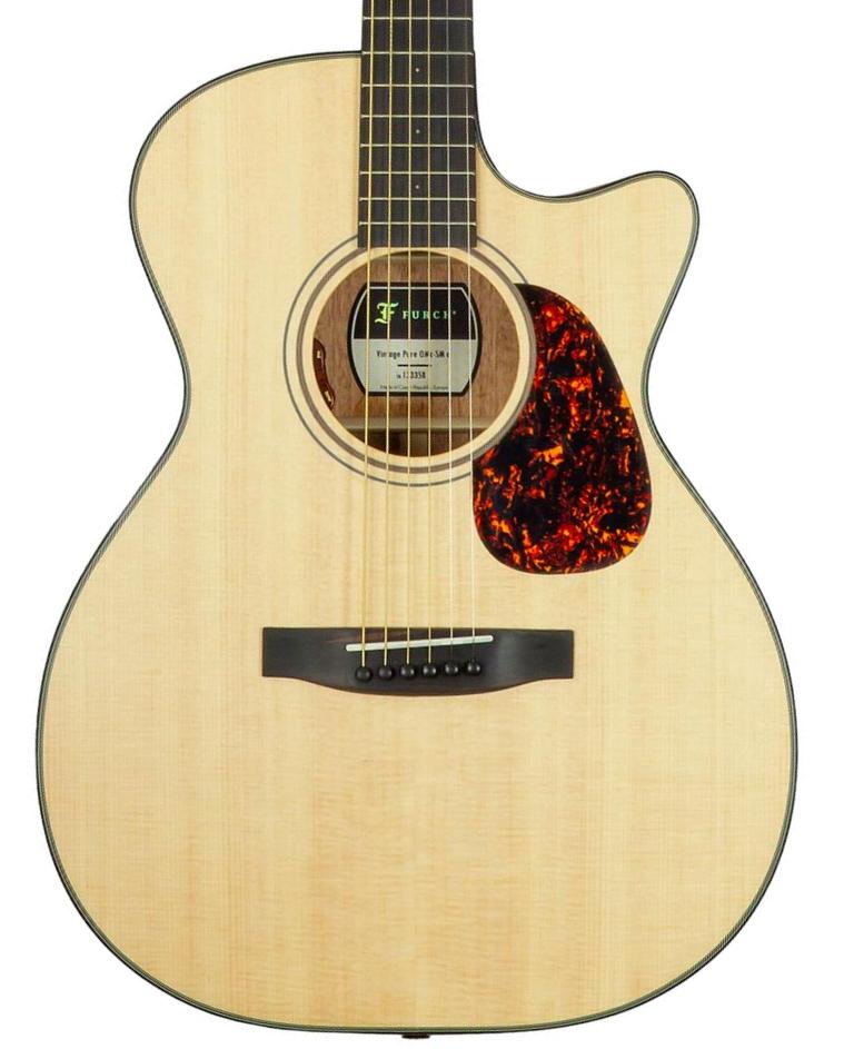 Folk-gitarre Furch Vintage Pure SM OMc (LRB1) - Natural open-pore