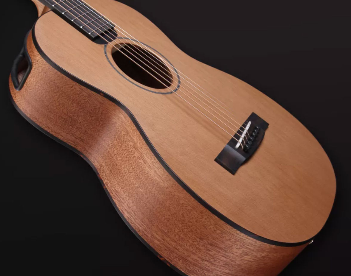Furch Little Jane Lj 10-cm Lrb1 Lh Travel Gaucher Shsc Cedre Acajou Eb - Natural Open-pore - Folk-Gitarre - Variation 3