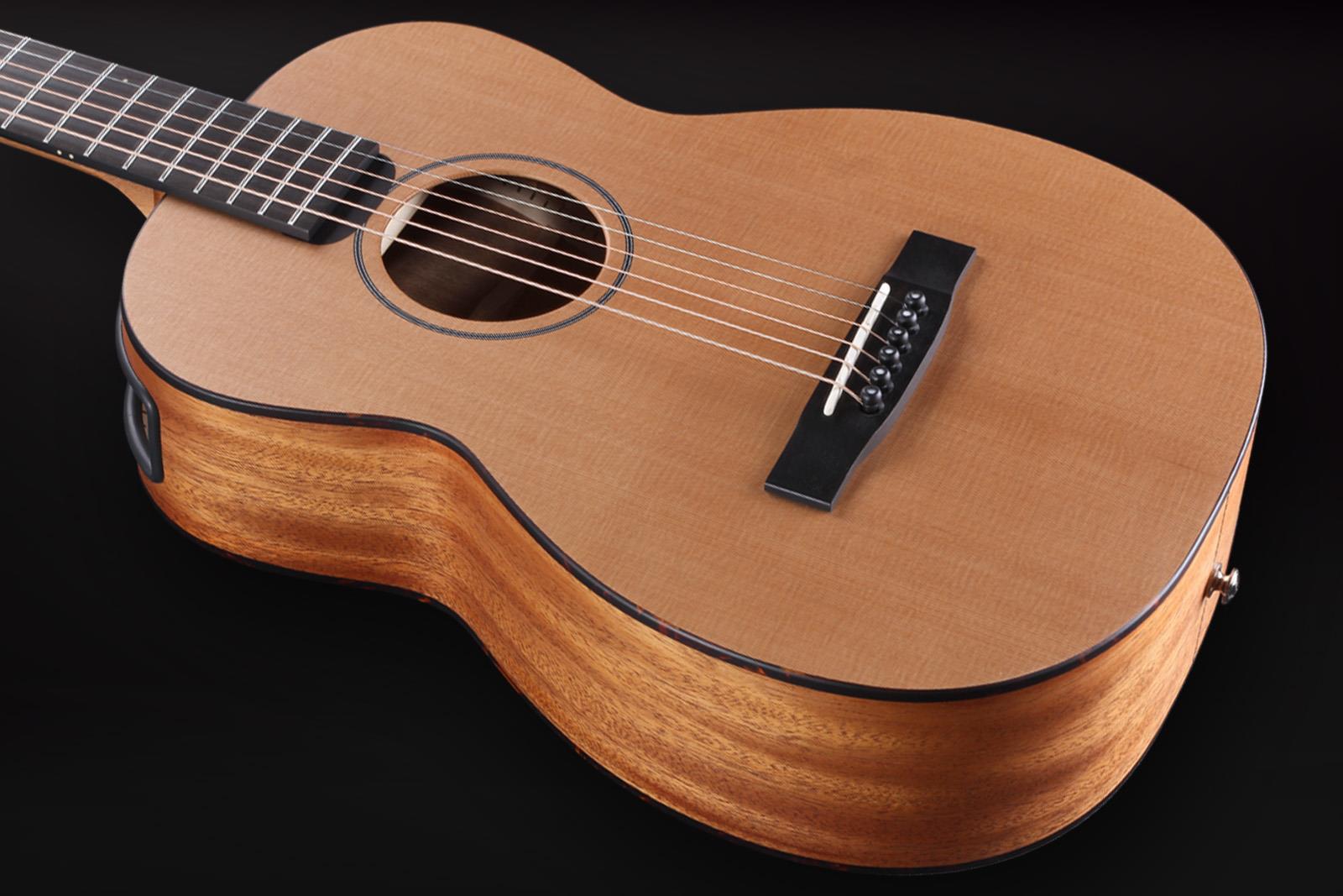 Furch Little Jane Lj 10-cm Lrb1 Travel Shsc Cedre Acajou Eb - Natural Open-pore - Folk-Gitarre - Variation 3