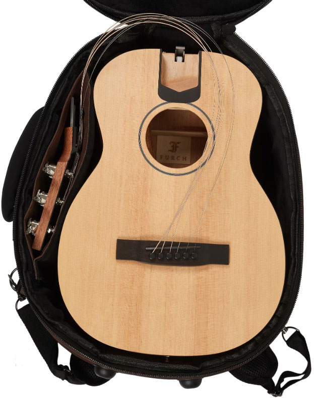 Furch Little Jane Lj 10-mm Travel Shsc Tout Acajou Eb - Natural Open-pore - Folk-Gitarre - Variation 8