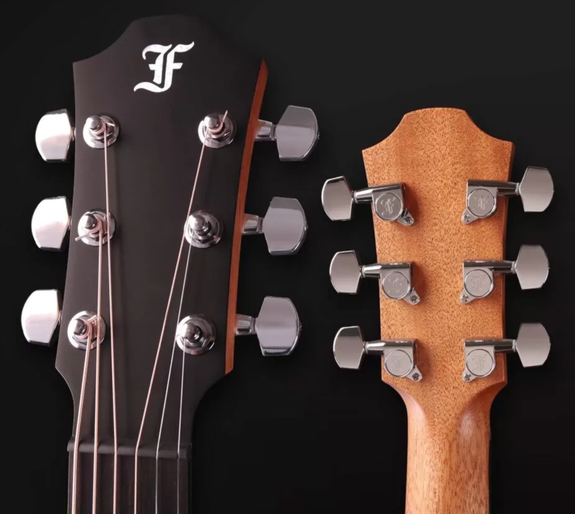 Furch Violet Gc-em Lrb1 43mm Grand Auditorium Cw Epicea Acajou Bkbr - Elektroakustische Gitarre - Variation 4