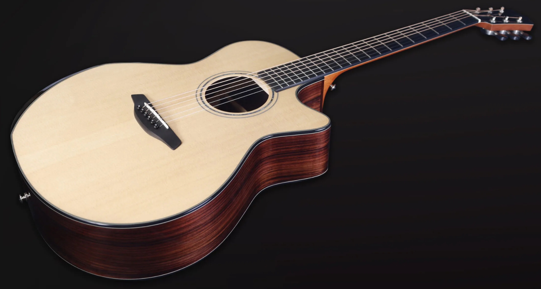 Furch Yellow Deluxe Sr A Gc Lrb1 43mm Grand Auditorium Epicea Palissandre Eb - Full-pore High-gloss Natural - Folk-Gitarre - Variation 3