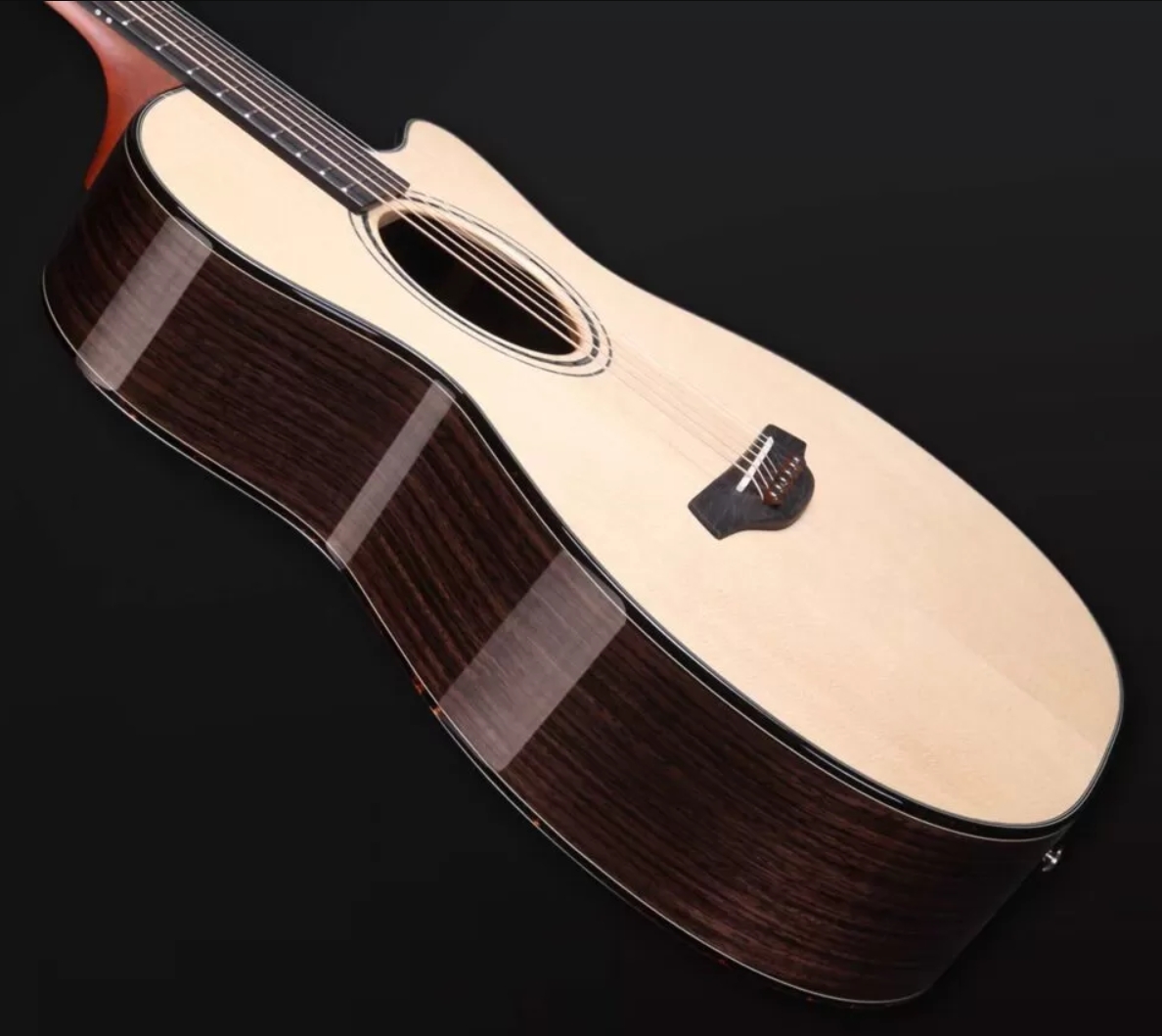 Furch Yellow Sr Gc Lrb1 Grand Auditorium Cw Epicea Palissandre Eb - Full-pore High-gloss Natural - Folk-Gitarre - Variation 2