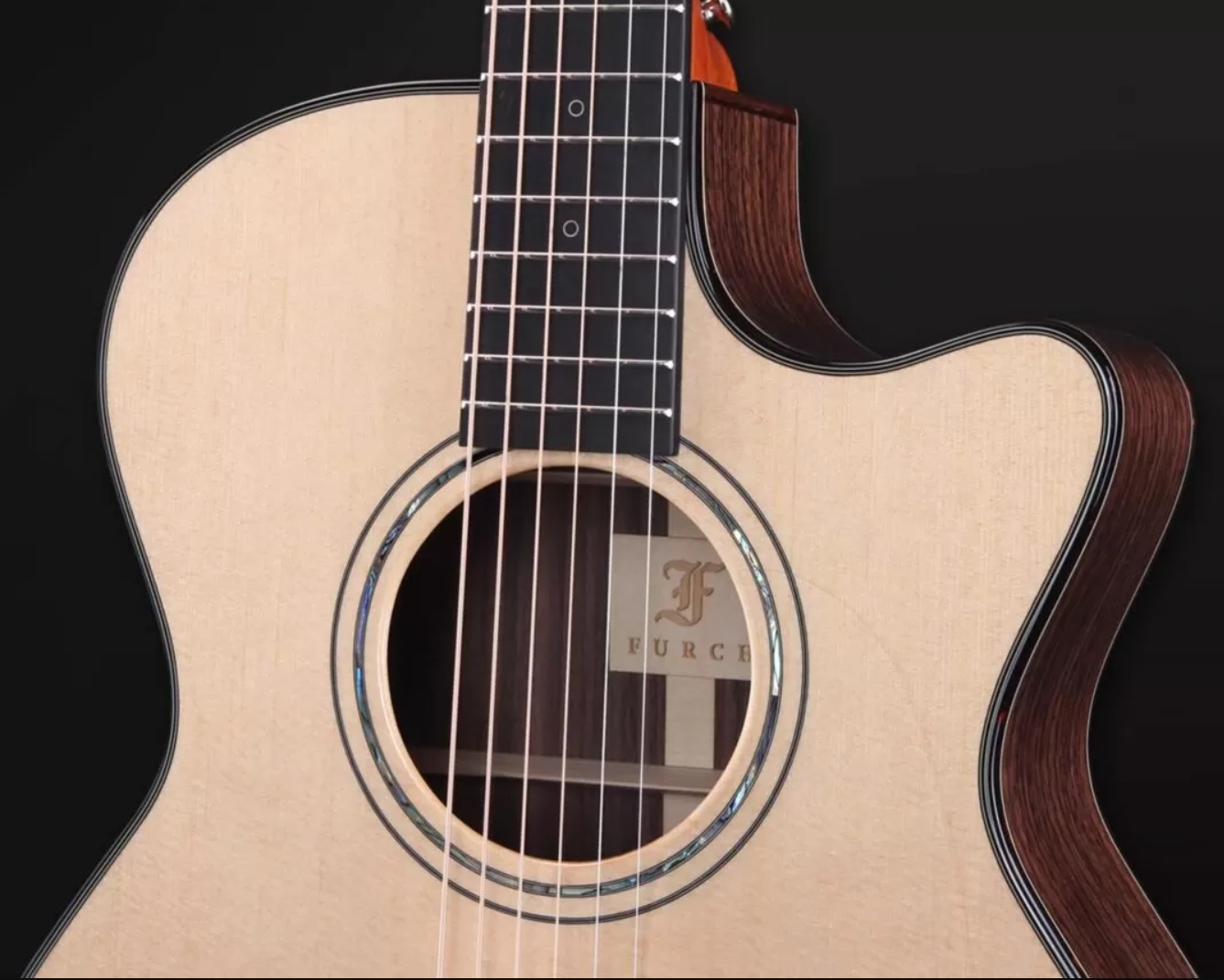 Furch Yellow Sr Gc Lrb1 Grand Auditorium Cw Epicea Palissandre Eb - Full-pore High-gloss Natural - Folk-Gitarre - Variation 3