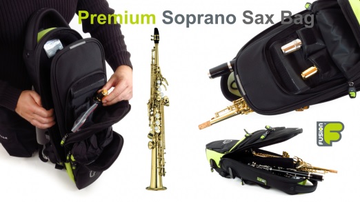 Fusion Pw030 Pour Saxophone Soprano, Clarinette, FlÛte - Orange - Gig Bag für Saxophon - Variation 2