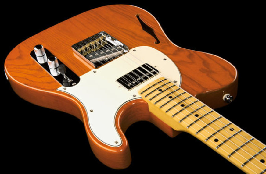 G&l Asat Classic Bluesboy Semi-hollow Tribute Hs Ht Mn - Clear Orange - Semi-Hollow E-Gitarre - Variation 2