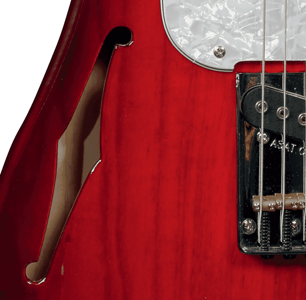 G&l Asat Classic Bluesboy Semi-hollow Tribute Hs Ht Rw - Red Burst - Semi-Hollow E-Gitarre - Variation 2
